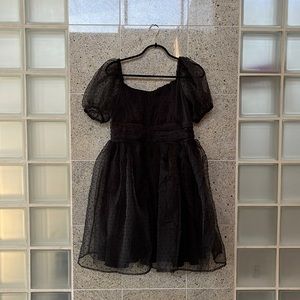 Unique Vintage Black Dress